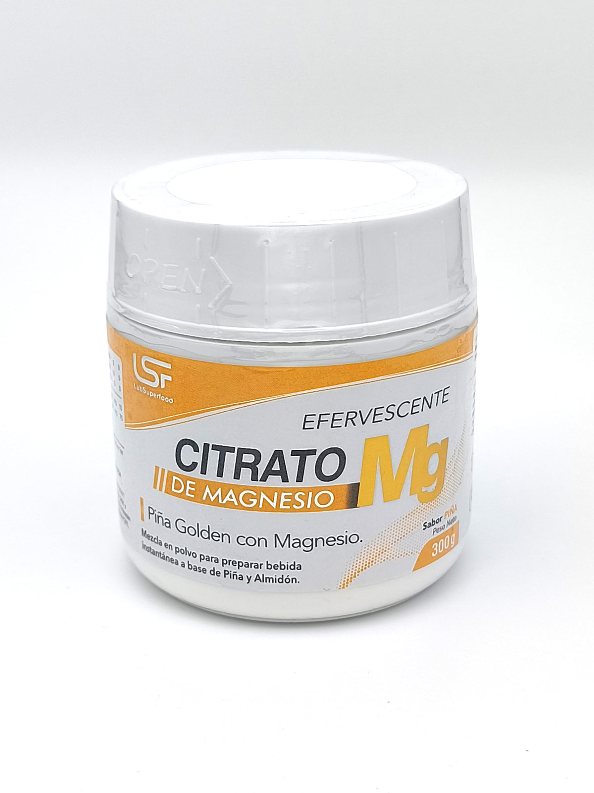 Citrato de Magnesio Efervescente sabor Piña Golden 300g