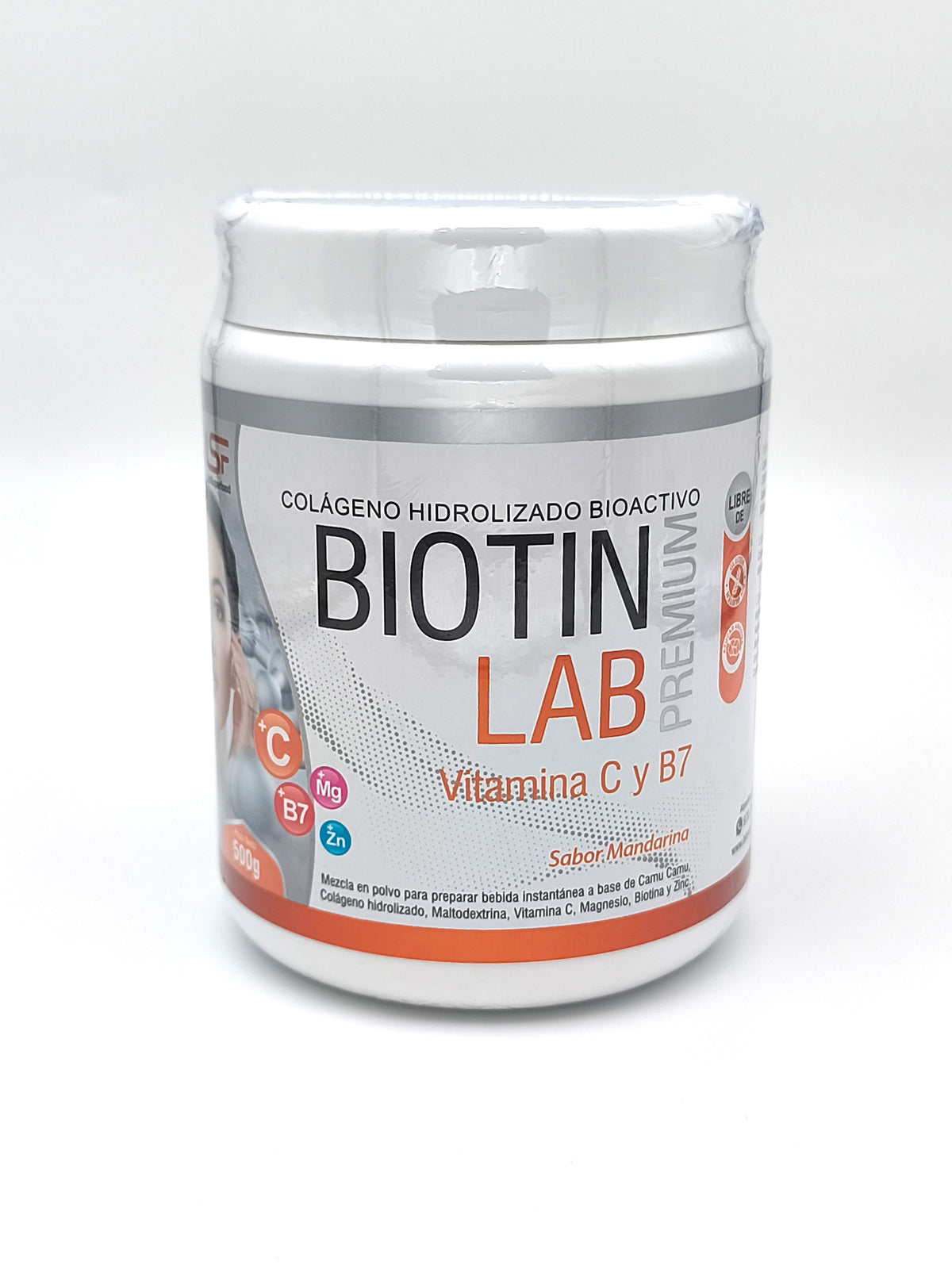 Colágeno Hidrolizado - Biotin Lab con Biotina x 500g
