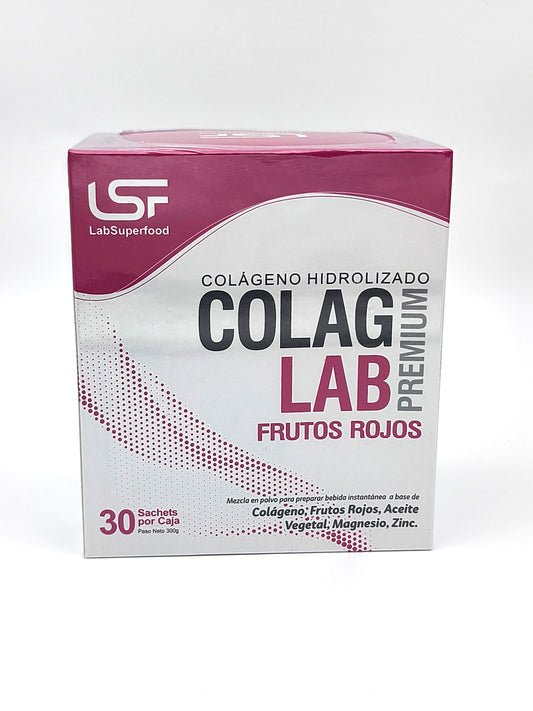 Colágeno Hidrolizado Colag Lab Frutos Rojos 30 sachets