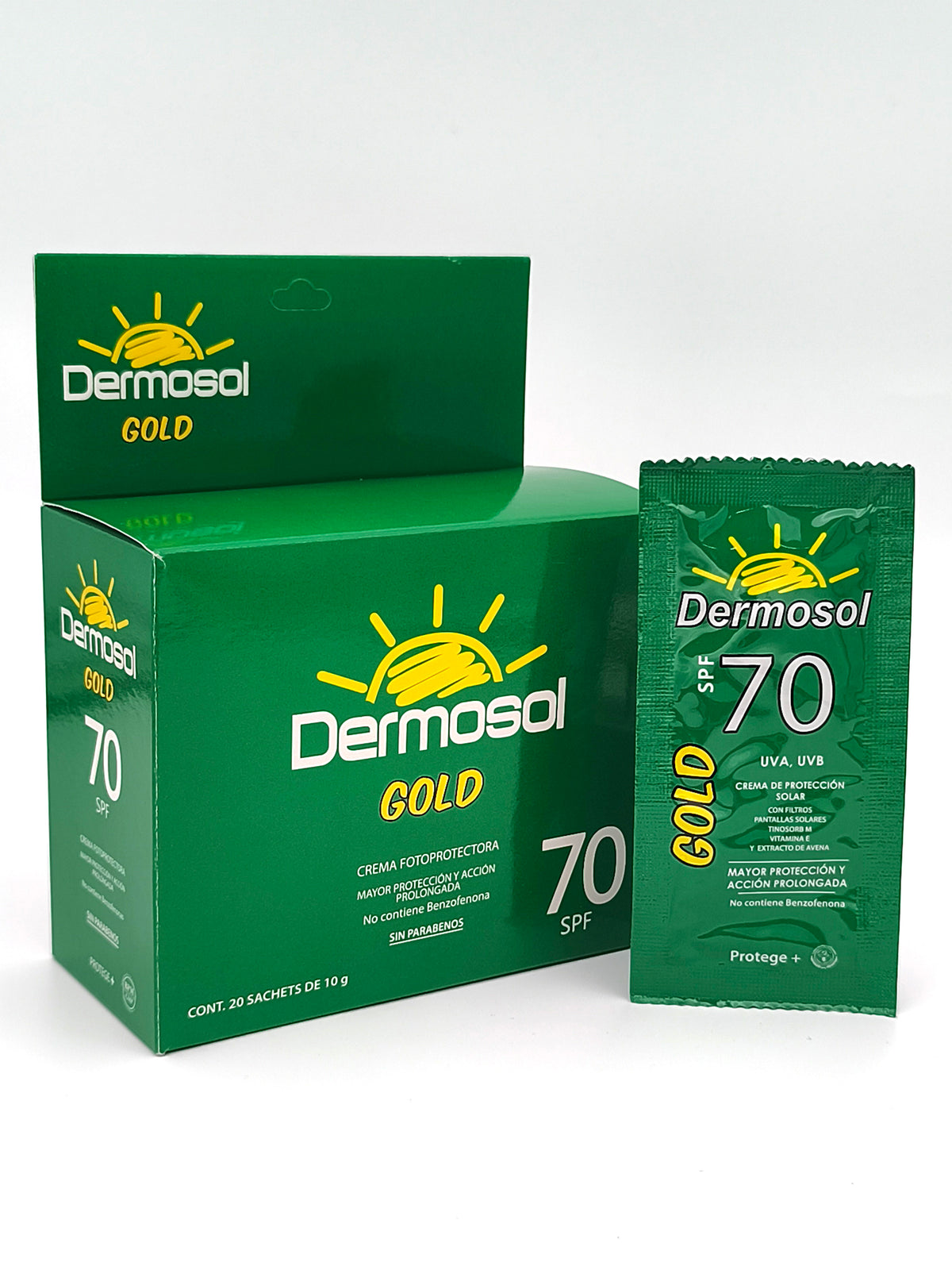 Dermosol Gold SPF70 20sachets 10g