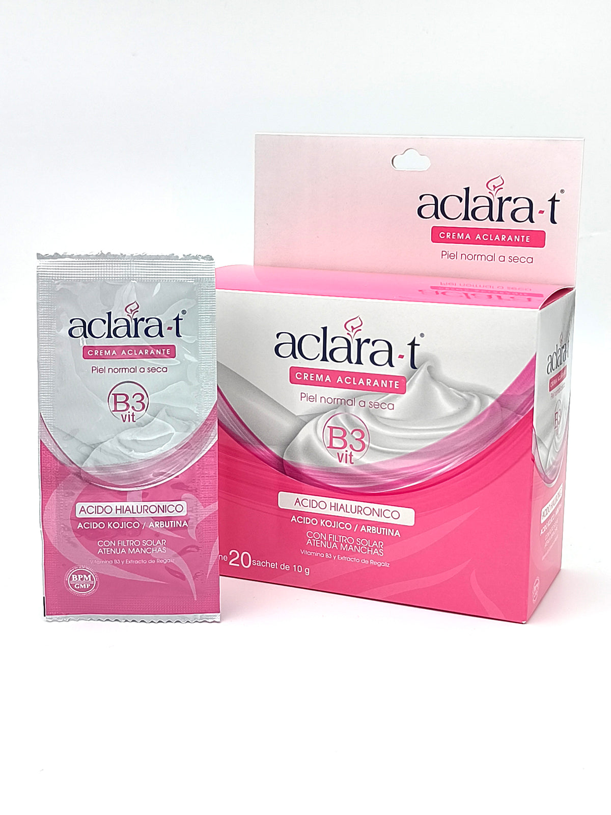 Aclara-T Aclarante B3 Piel Normal a Seca 20sachets 10g
