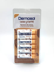 Dermosol Balsamo Labial Cacao y Karite 6unidades 5g