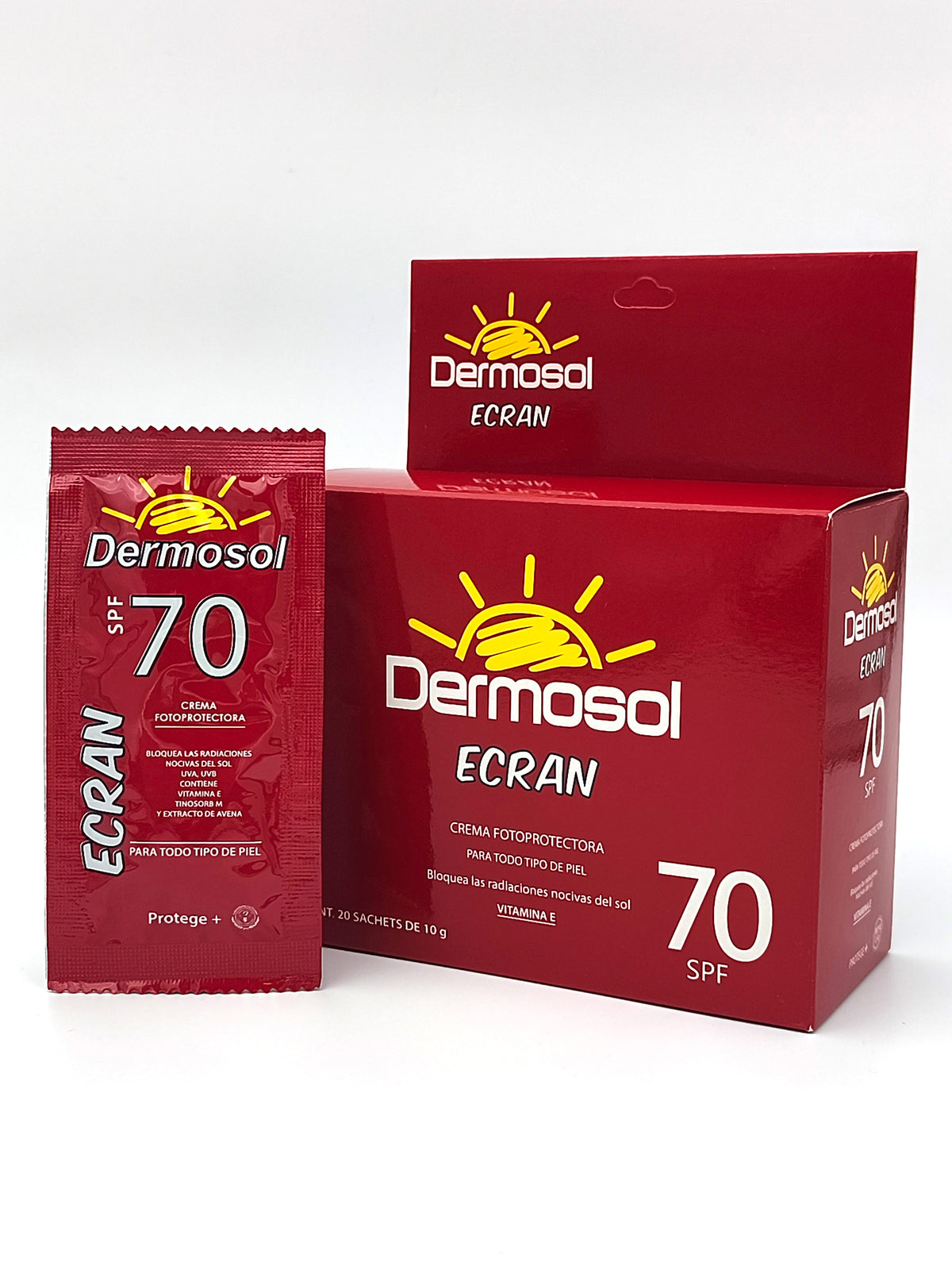 Dermosol Ecran SPF70 20sachets 10g