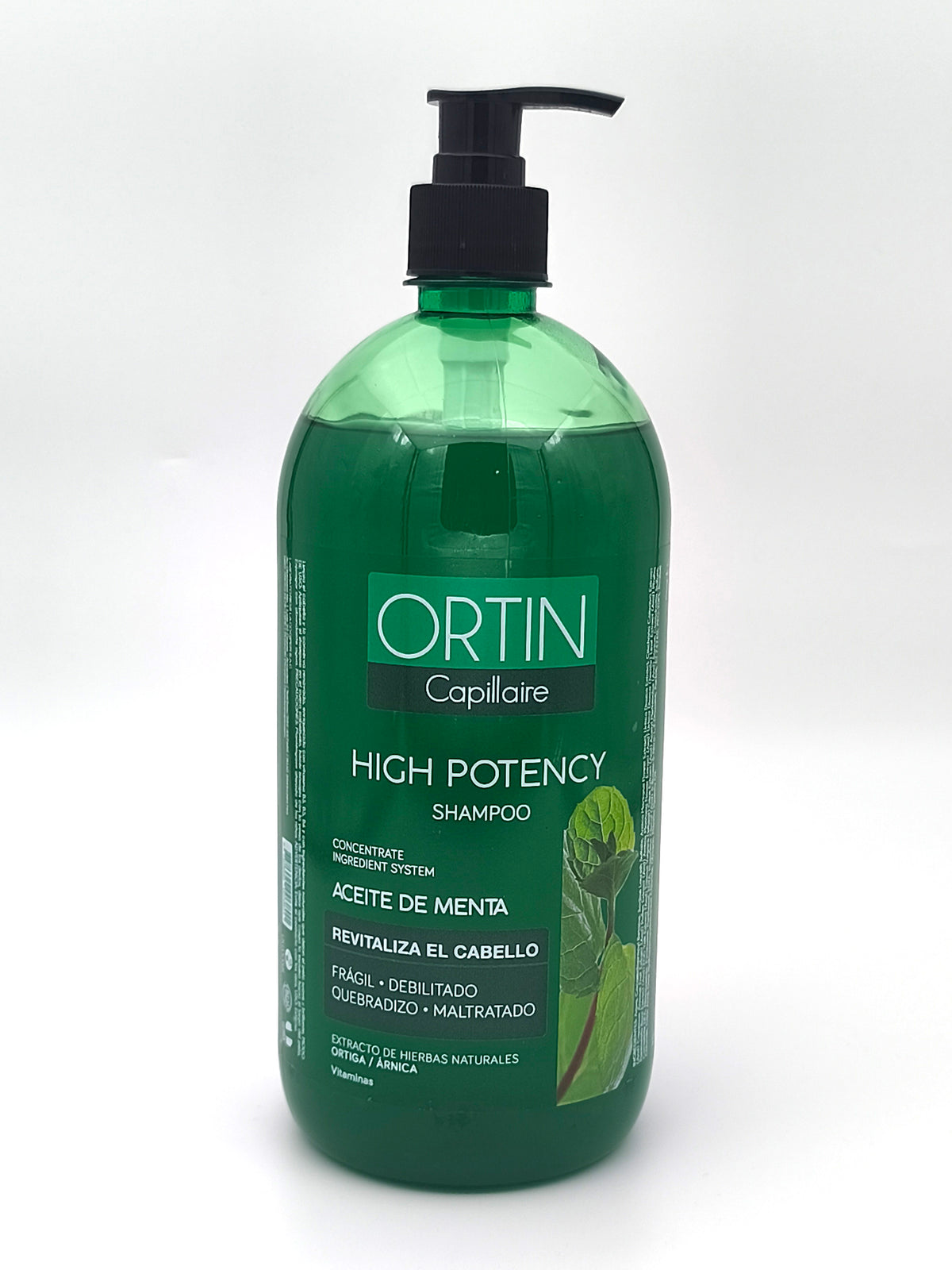 Shampoo Ortin Capillaire Aceite de Menta La Cooper 1L