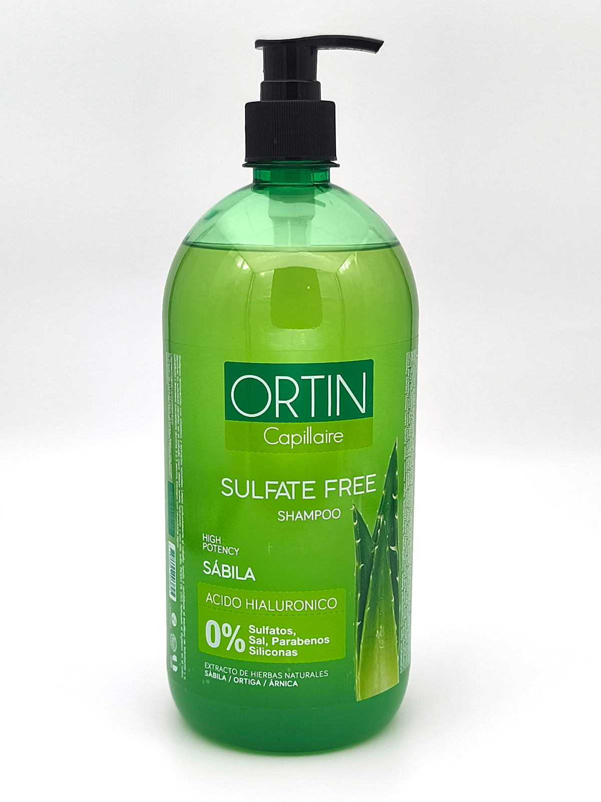 Shampoo Sulfato Free Ortín Capillaire Con Sábila 1L