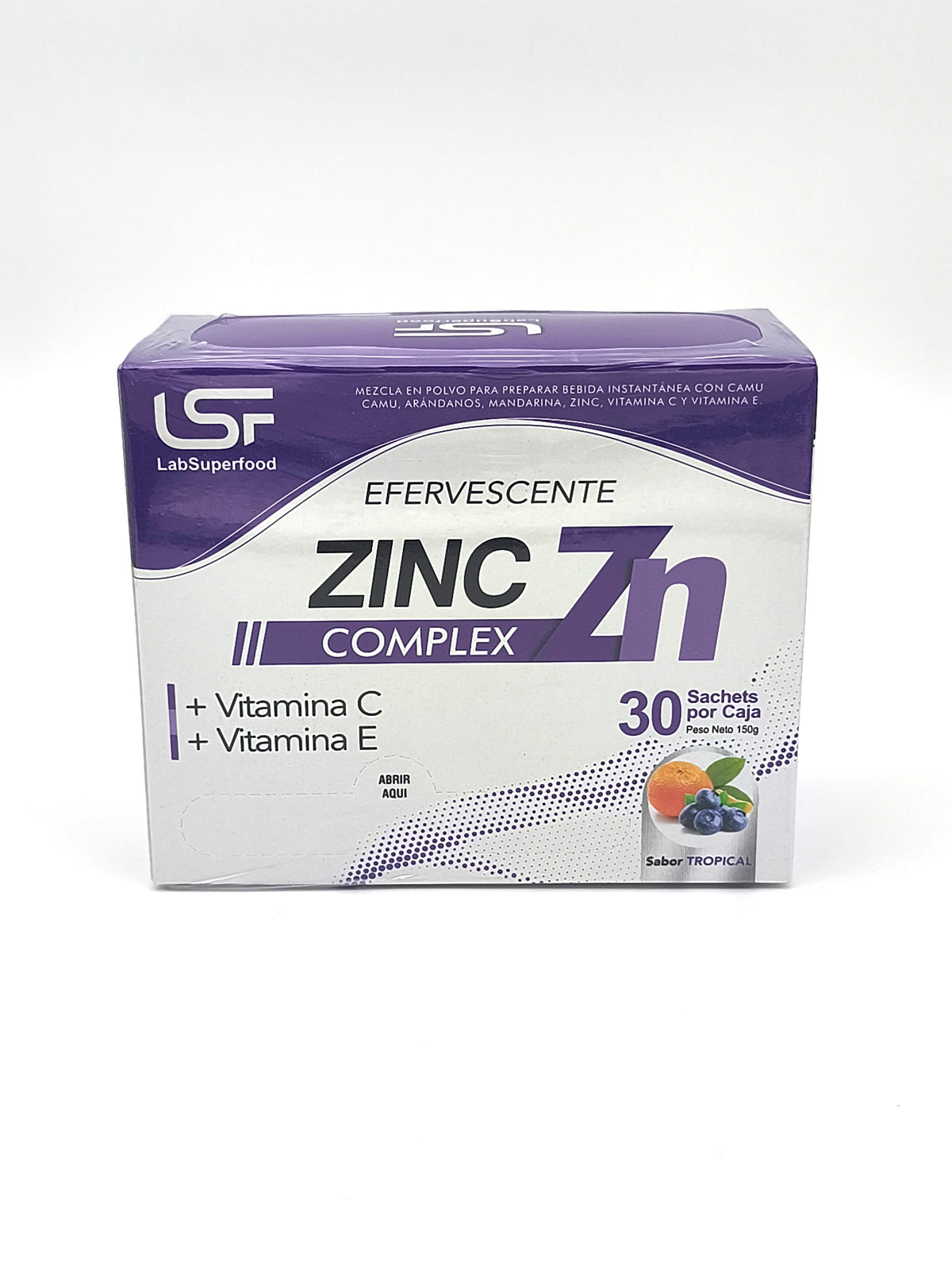 Zinc Complex  sabor tutti frutti Caja 30 Sachets