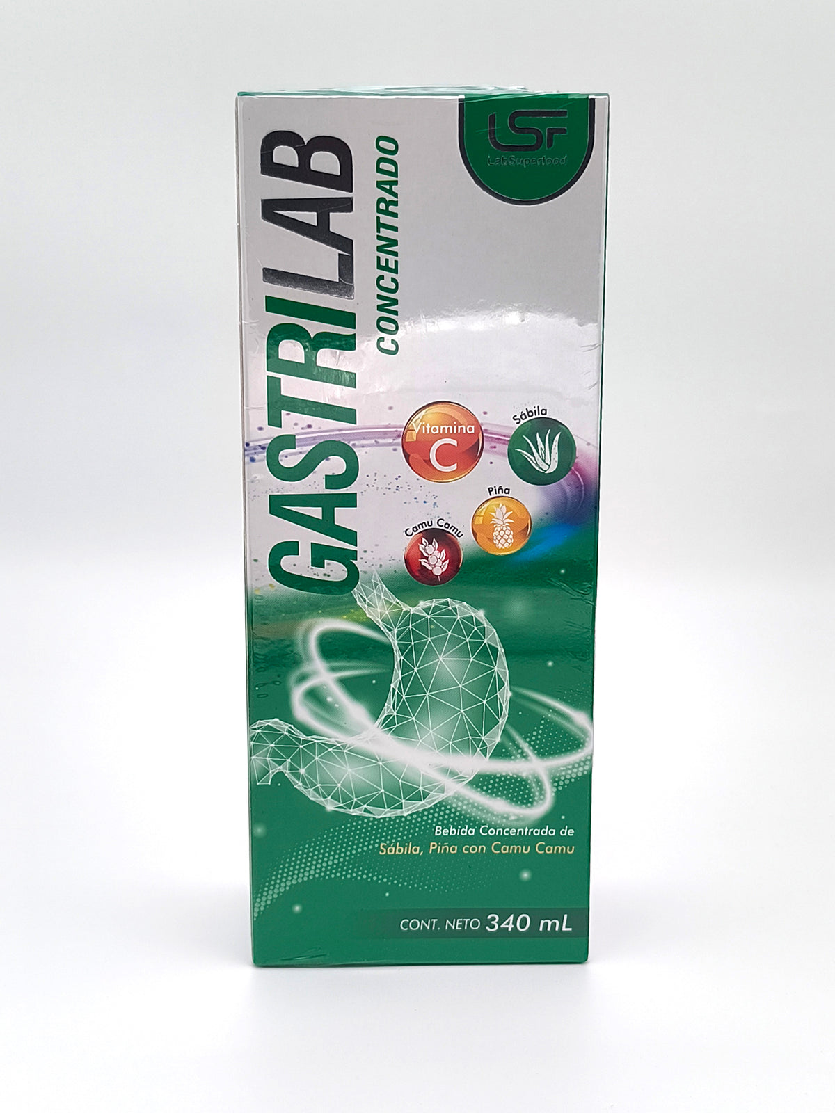 Jarabe Gastrilab Concentrado Aloe Piña 340ml